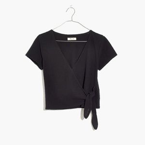 Madewell Texture and Thread Wrap Top